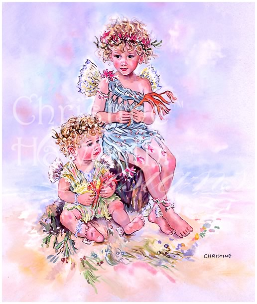 Dream Tide : The Sea Sprites &copy; Copyright Christine Haworth Designs