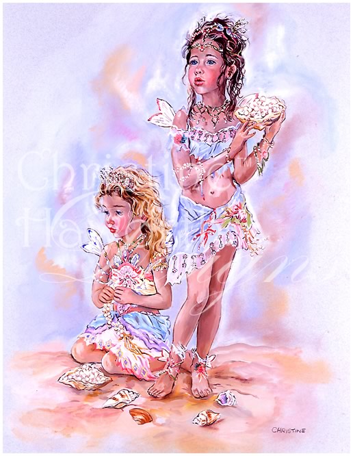 Dream Tide : Sea Maidens &copy; Copyright Christine Haworth Designs
