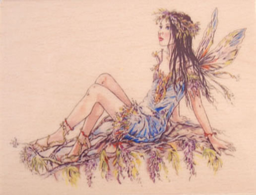 Wisteria Faerie &copy; Copyright Christine Haworth Designs